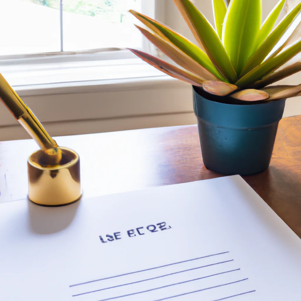 Cash offer document being signed for a New Jersey land sale