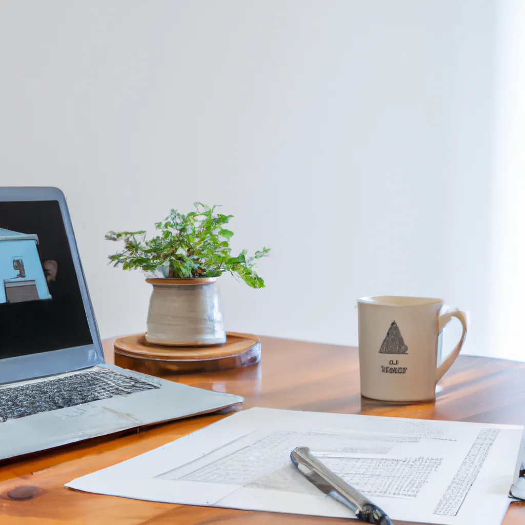 Land listing documents and laptop for a New Jersey FSBO sale