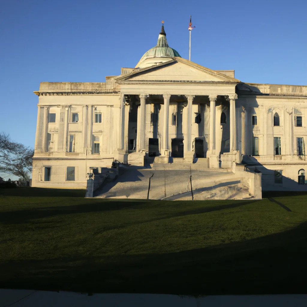New Jersey State House in Trenton representing NJ state income tax on land sales