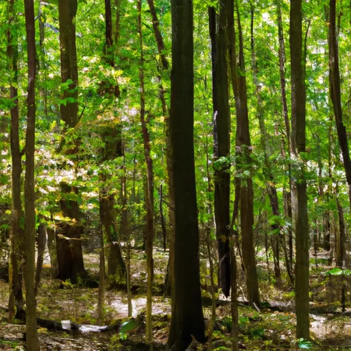 Wooded forest parcel in Bergen County, New Jersey