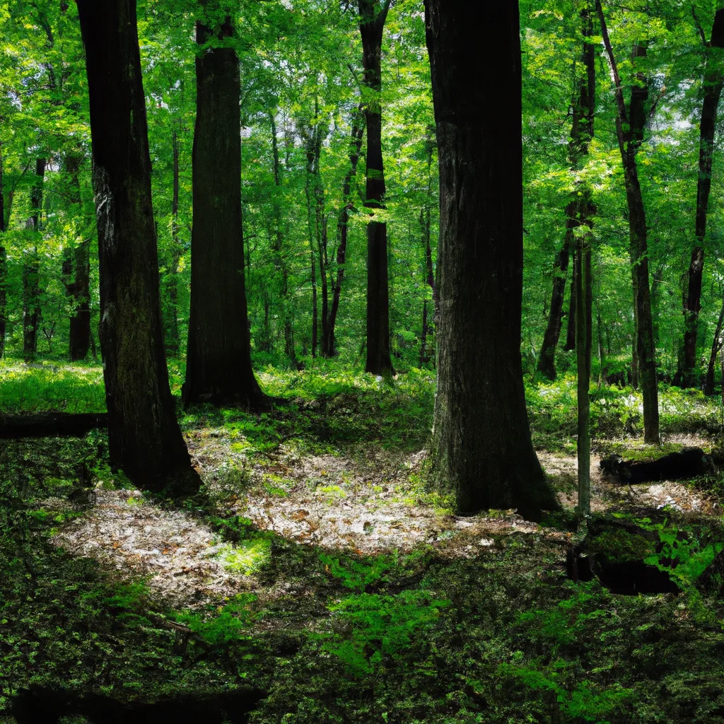 Wooded forest parcel in Hackensack, NJ