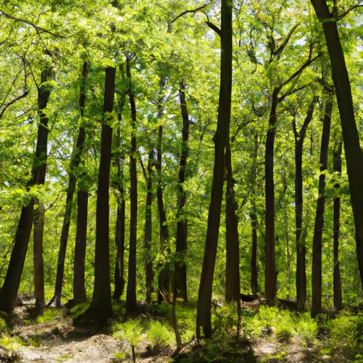 Wooded forest parcel in Middlesex County, New Jersey