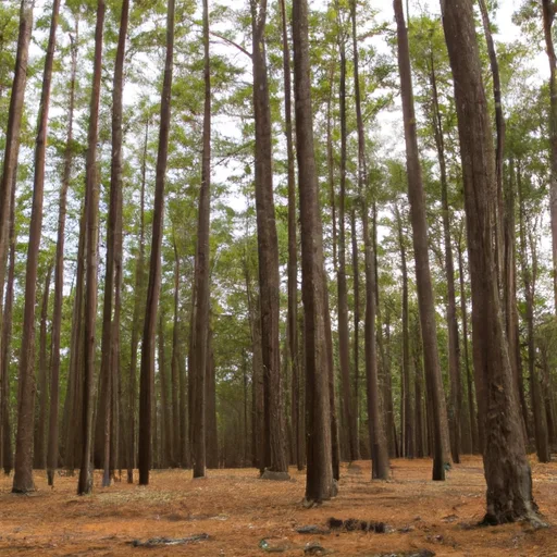 Wooded forest parcel in Ocean County, NJ