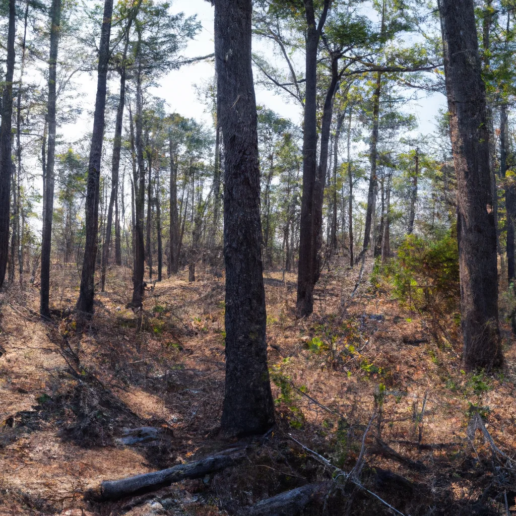 Wooded forest parcel in Toms River, NJ